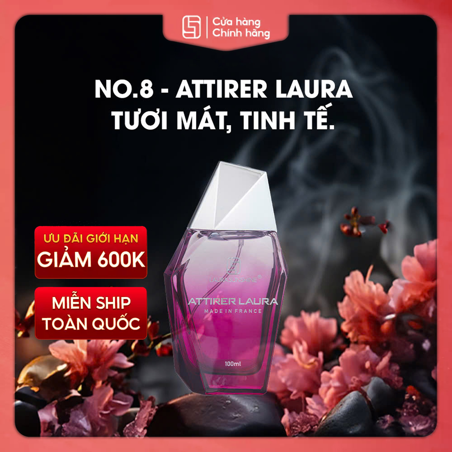 Nước hoa số 8 - Laura Sunshine Attirer Laura