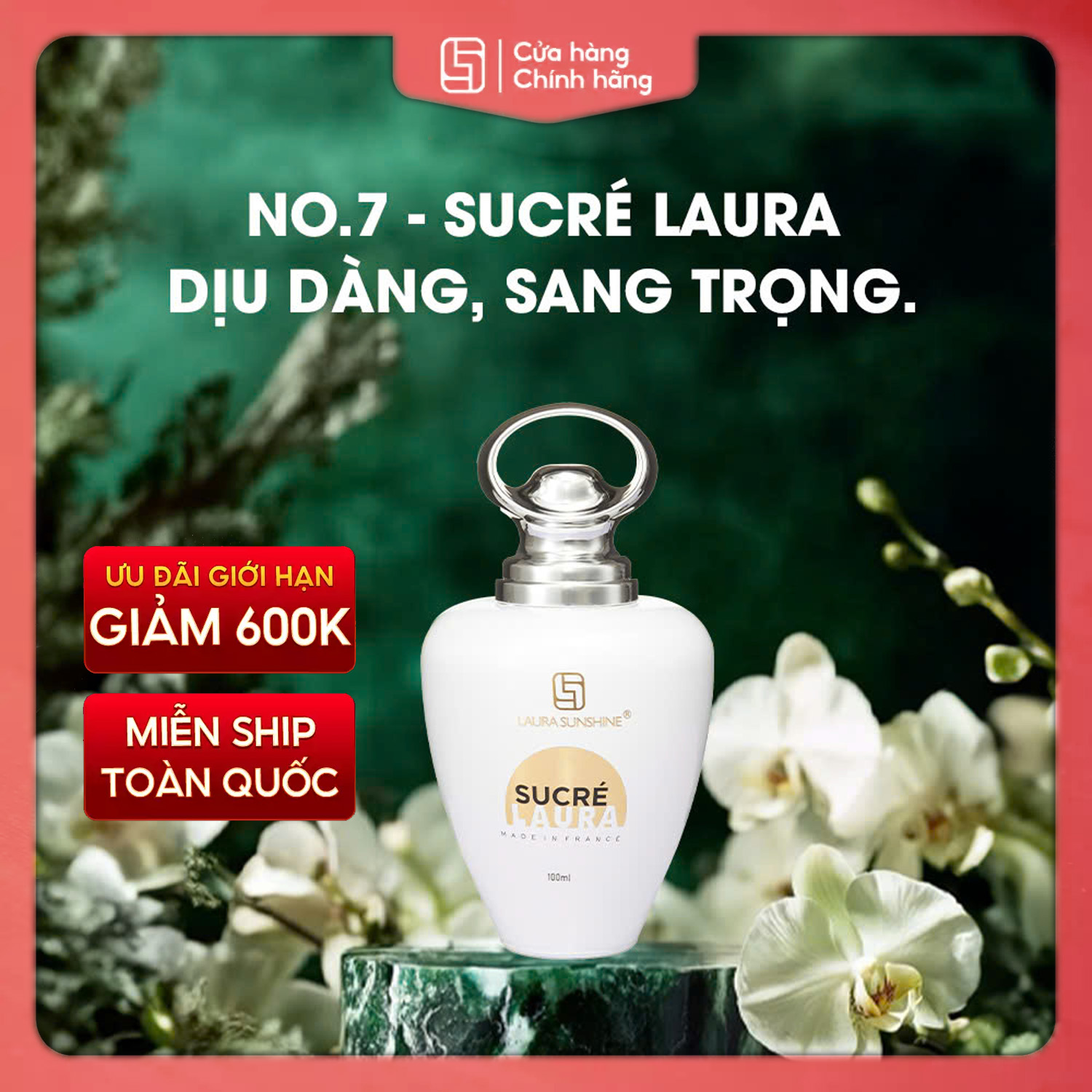Nước hoa số 7 - Laura Sunshine Sucré Laura
