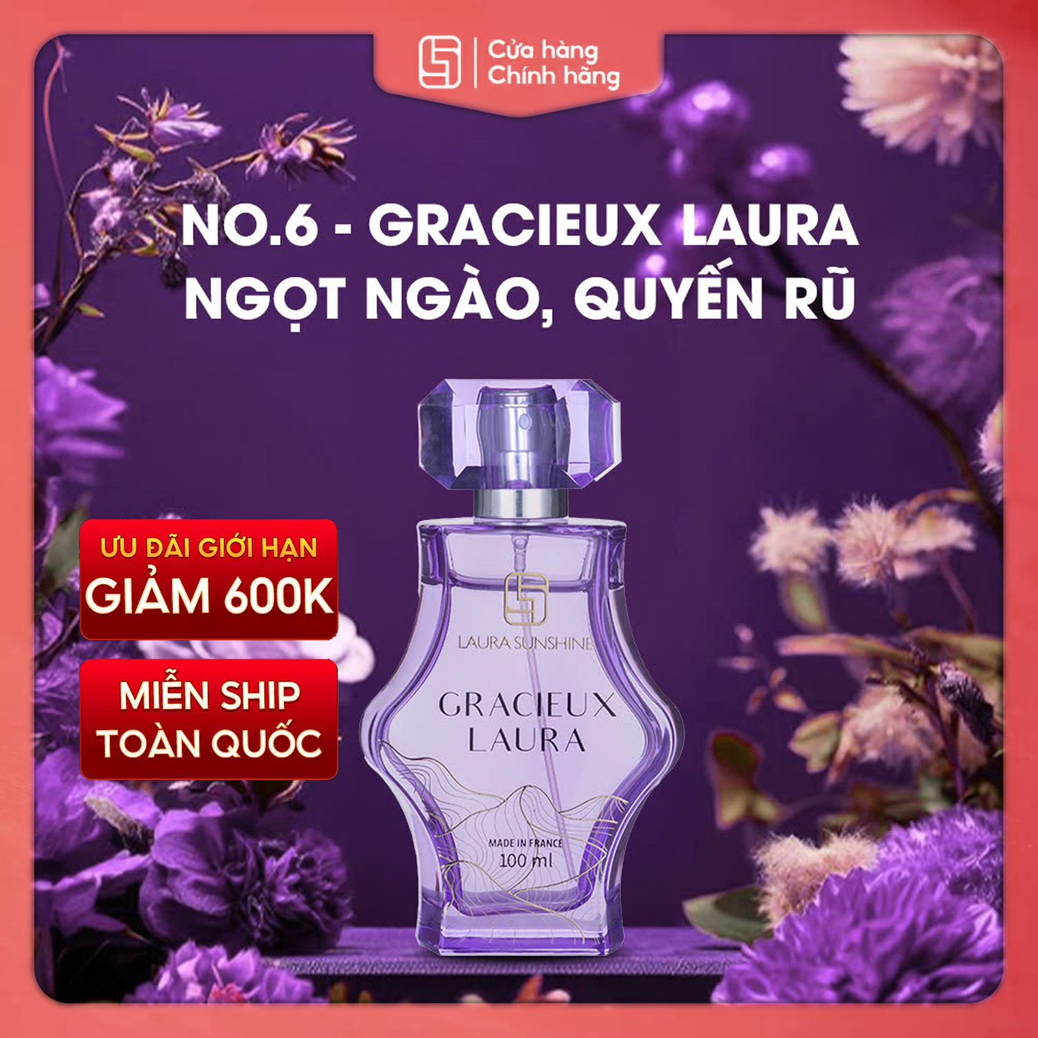 Nước hoa số 6 - Laura Sunshine Gracieux Laura