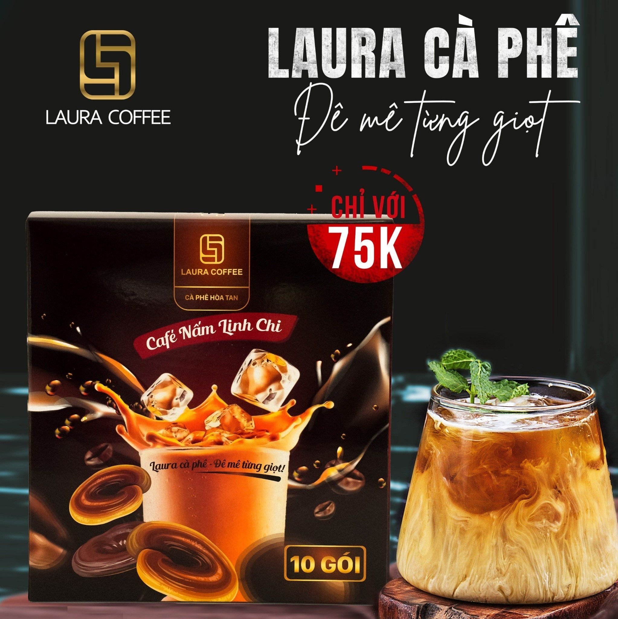 Cà Phê Nấm Linh Chi